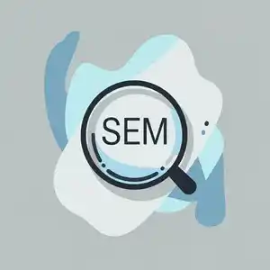 Ícone ilustrativo SEM (Search Engine Marketing)